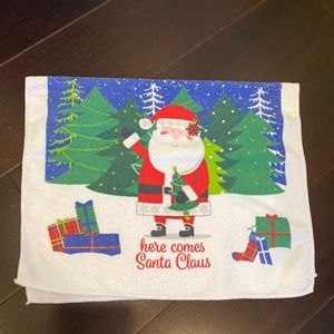 Christmas Santa Claus kitchen towel